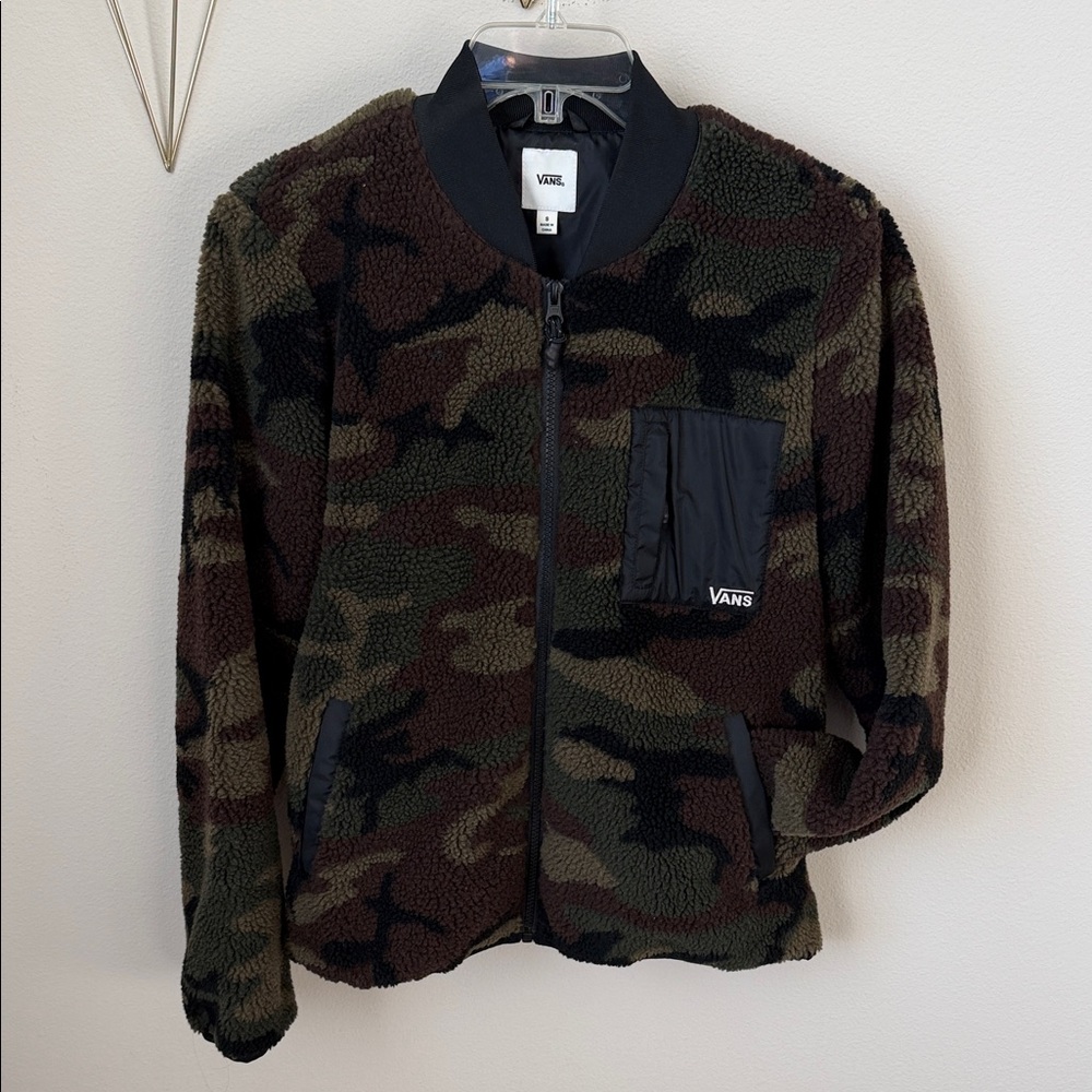 Vans Camo Sherpa Bomber Jacket